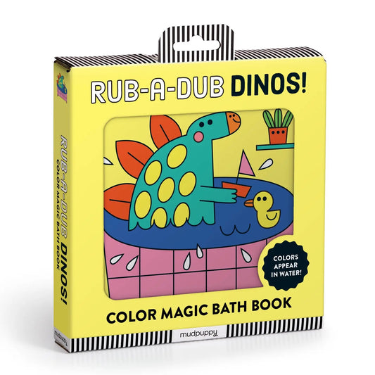 Magic Bath Book I Rub a Dub Dino