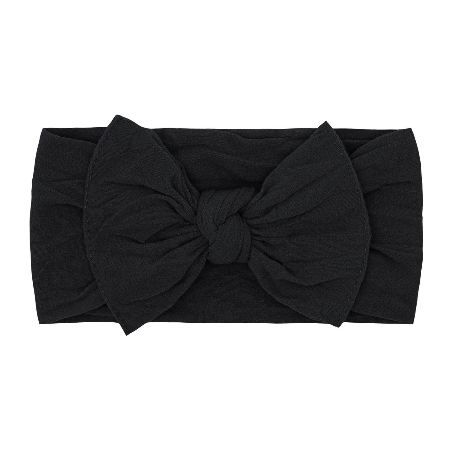 The Knot Soft Nylon Headband I Black