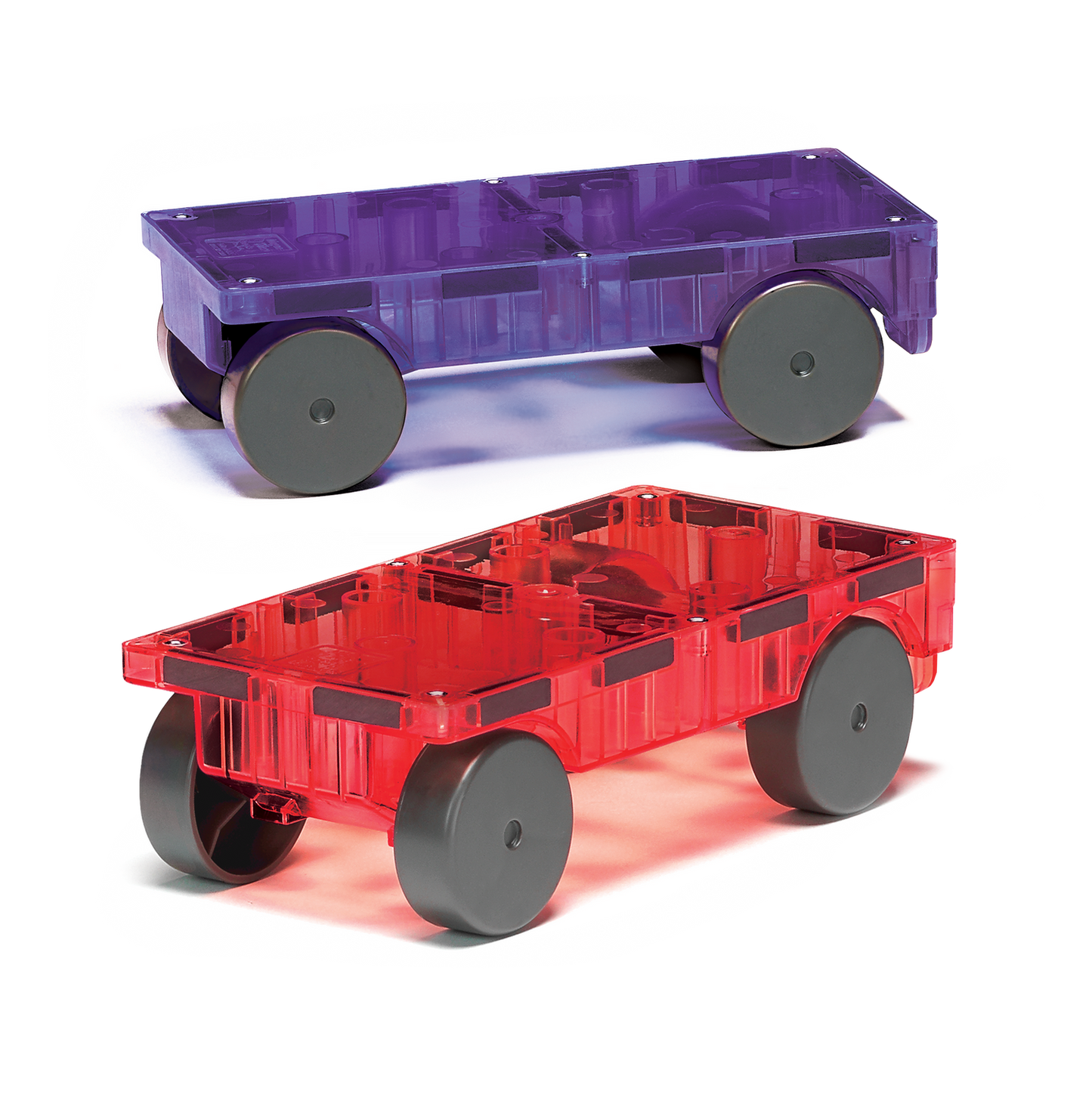 Magna-Tiles Cars I Green & Yellow