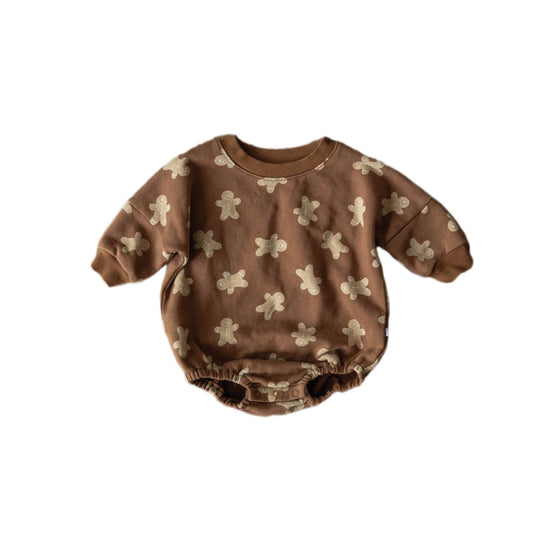 Bubble Romper I Gingerbread