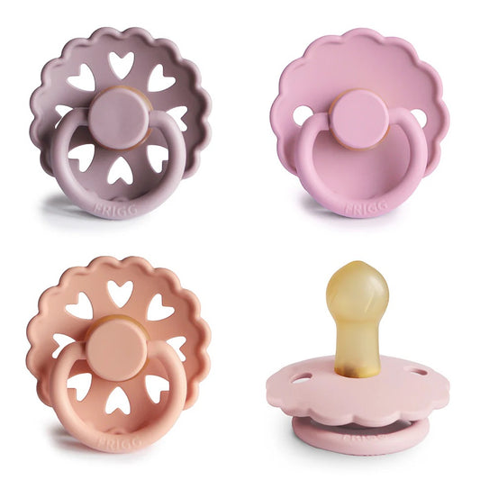 FRIGG Natural Rubber Pacifier 4-Pack I Sunset Bliss