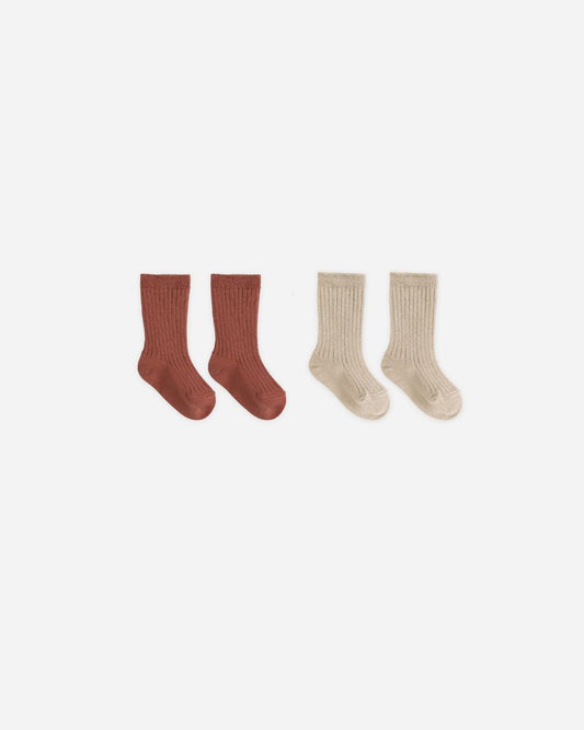 Socks Set | Cranberry/Oat