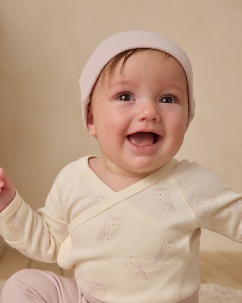 Side Snap Bodysuit + Pant Set | Snow Owls