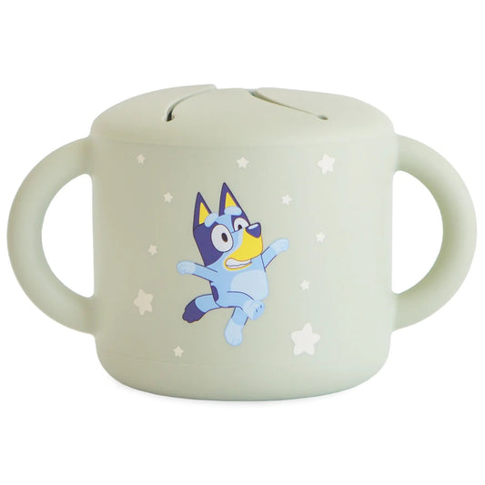 Silicone Snack Cup | Bluey Sage