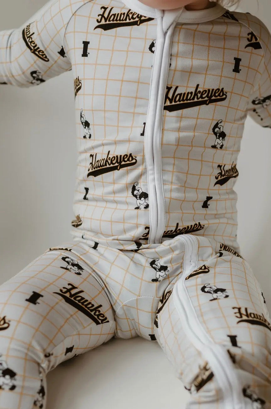 Bamboo Zip Romper | Vintage Iowa