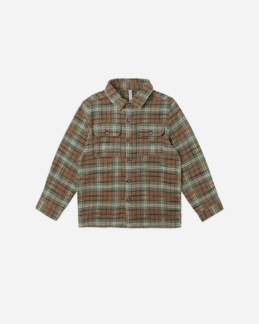 Pocketed Flannel Shirt | Holiday