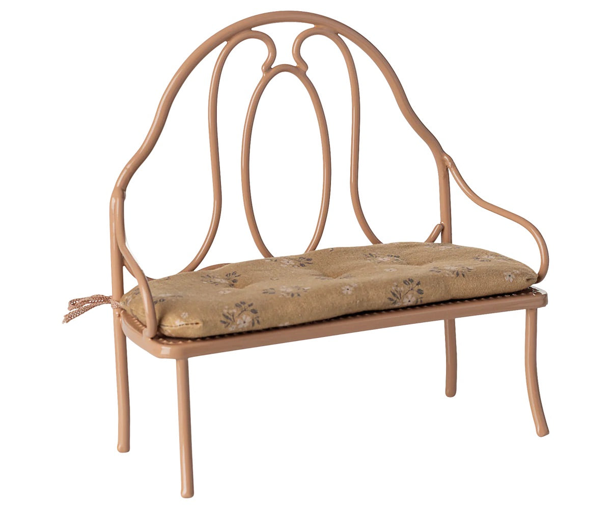 Mini Vintage Bench | Dark Powder