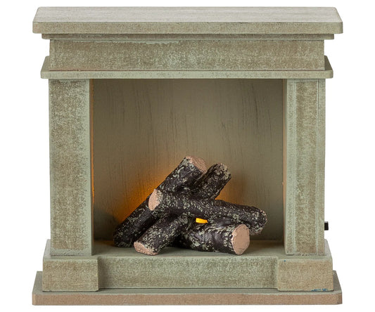 Miniature Fireplace | Dusty Green