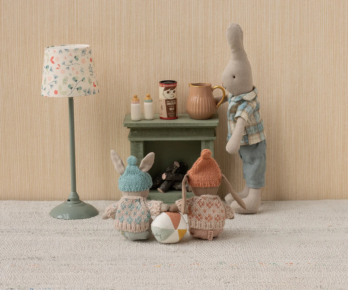 Miniature Fireplace | Dusty Green
