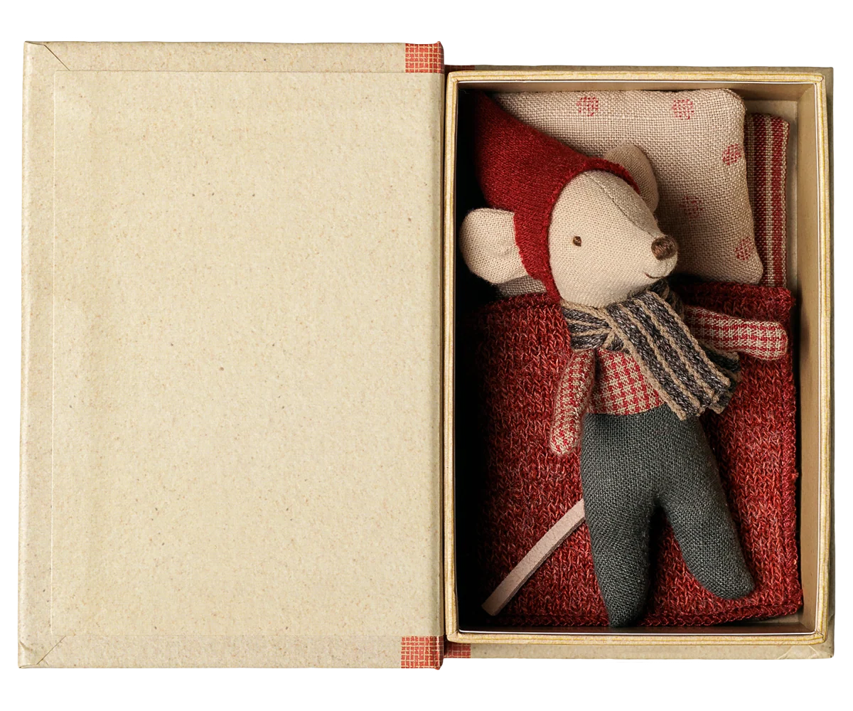 Christmas Baby Mouse In Book
