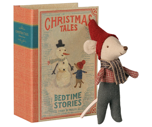 Christmas Baby Mouse In Book