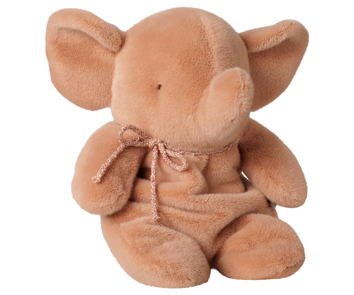 Medium Plush Elephant | Vintage Rose