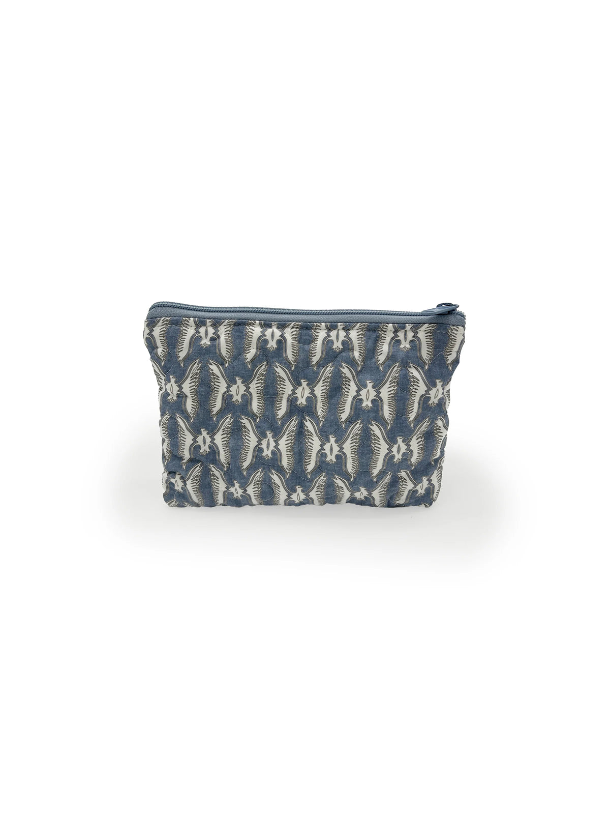 Small Chase Firebird Quilted Makeup Bag | Chambray