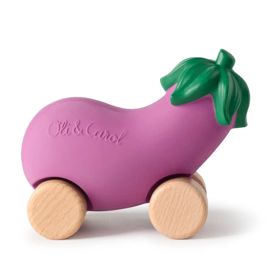 Emma the Eggplant Baby Car