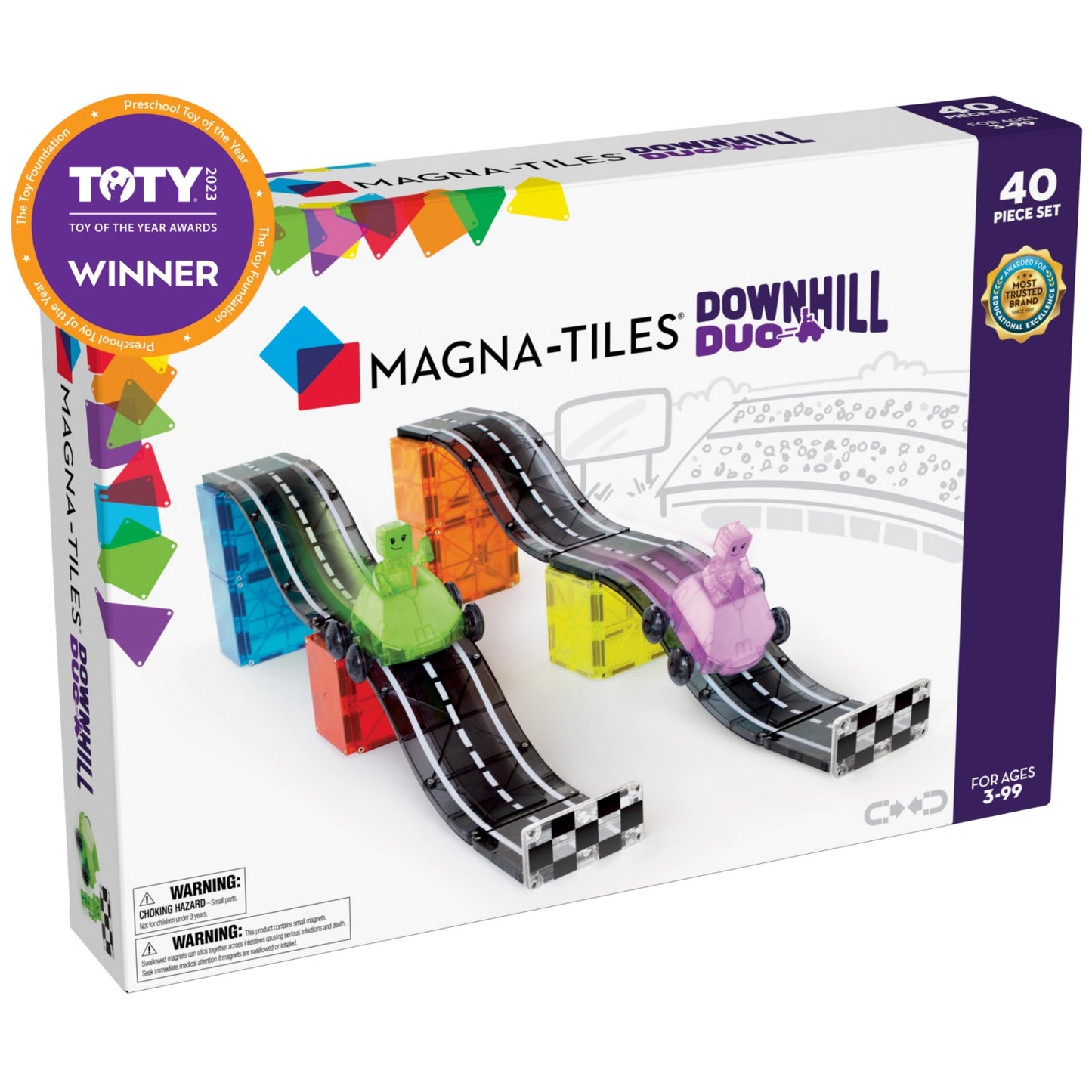 Magna-Tiles I Downhill Duo