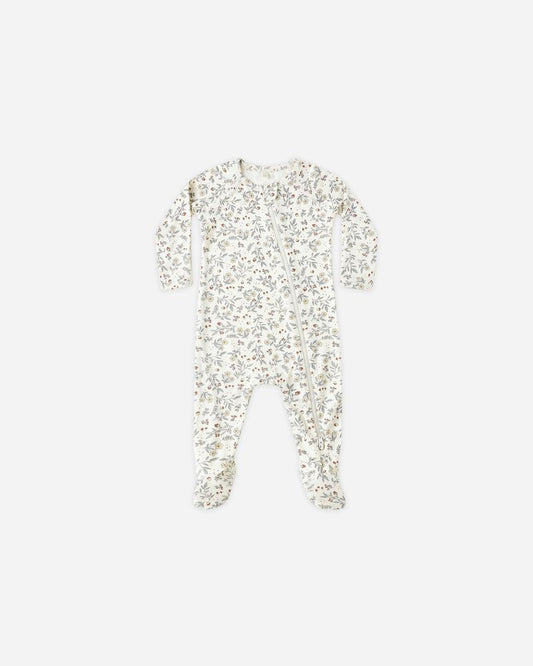 Bamboo Zip Footie | Woodland