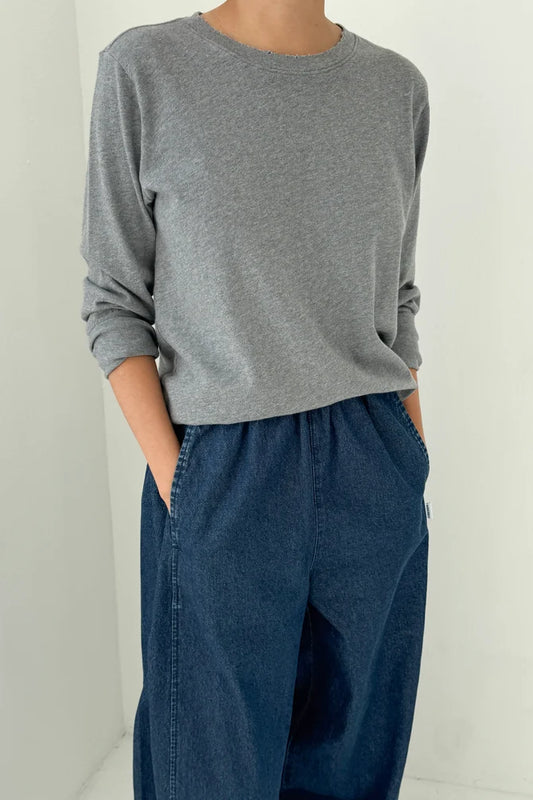 Everyday Long Sleeve Tee | Melange Grey