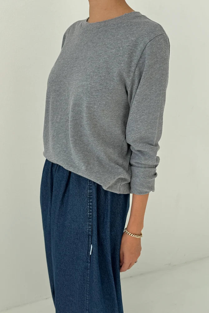 Everyday Long Sleeve Tee | Melange Grey