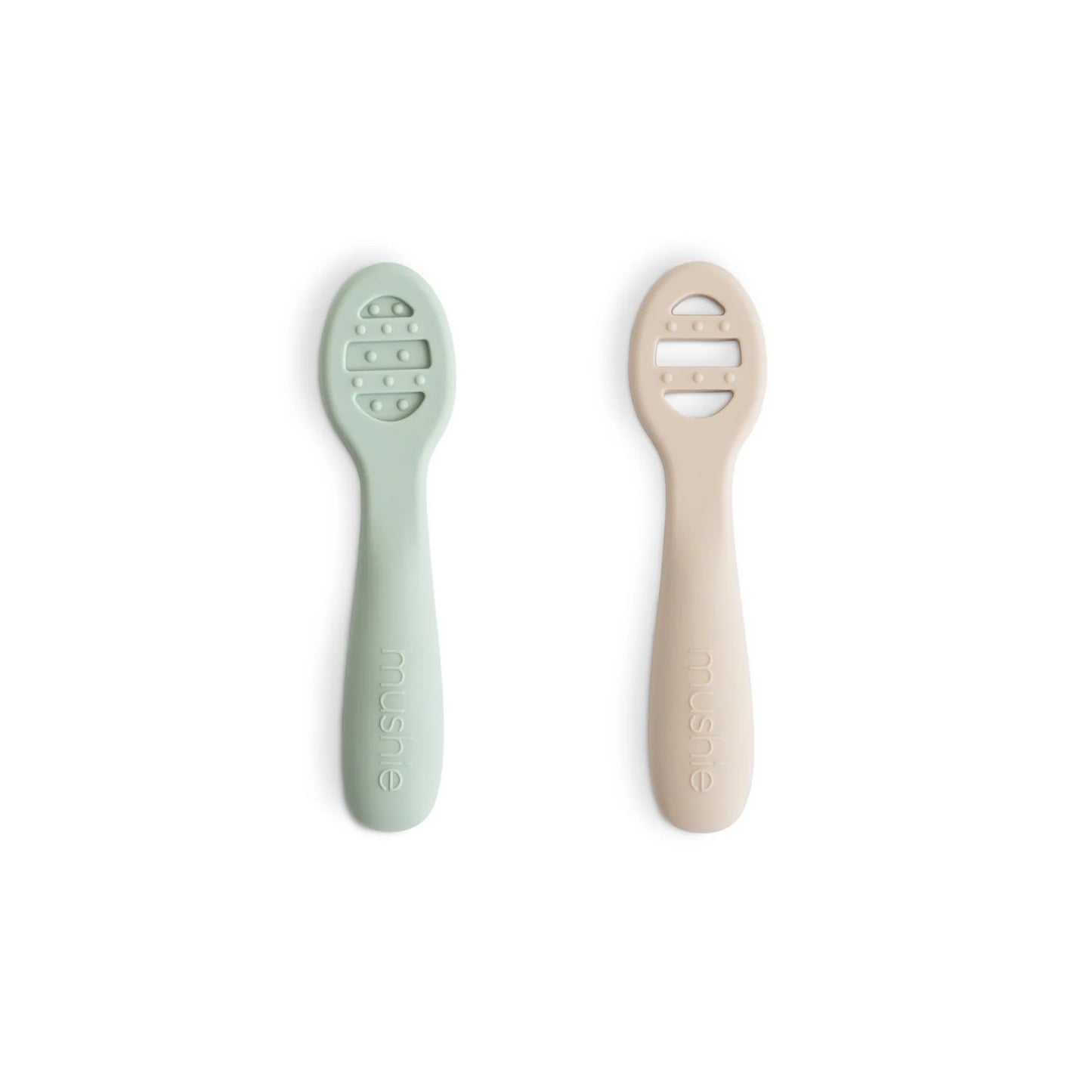 First Feeding Baby Spoons I Cambridge Blue/Shift Sand