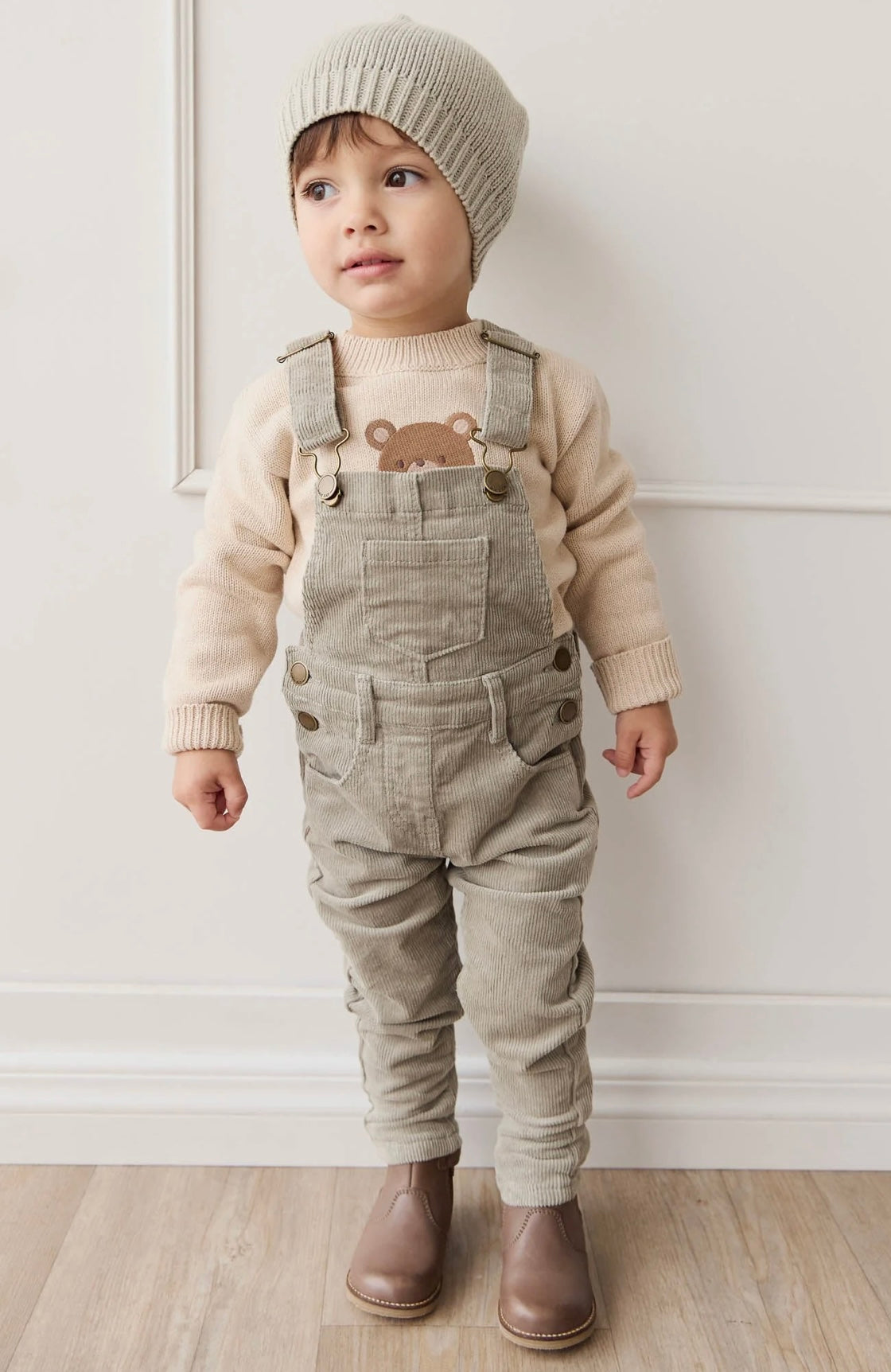 Jordie Cord Overall | Moss