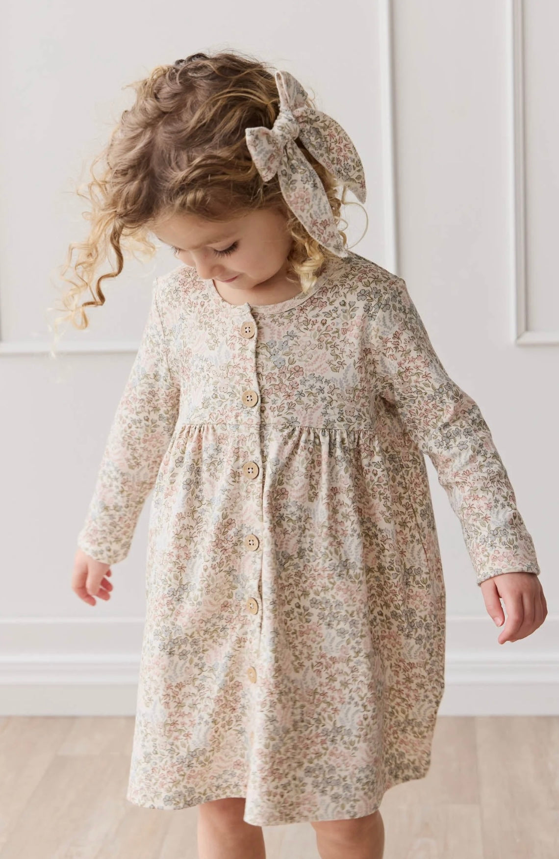 Organic Cotton Poppy Dress | April Glacier