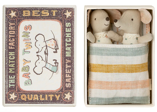 Twins, Baby Mice in Matchbox