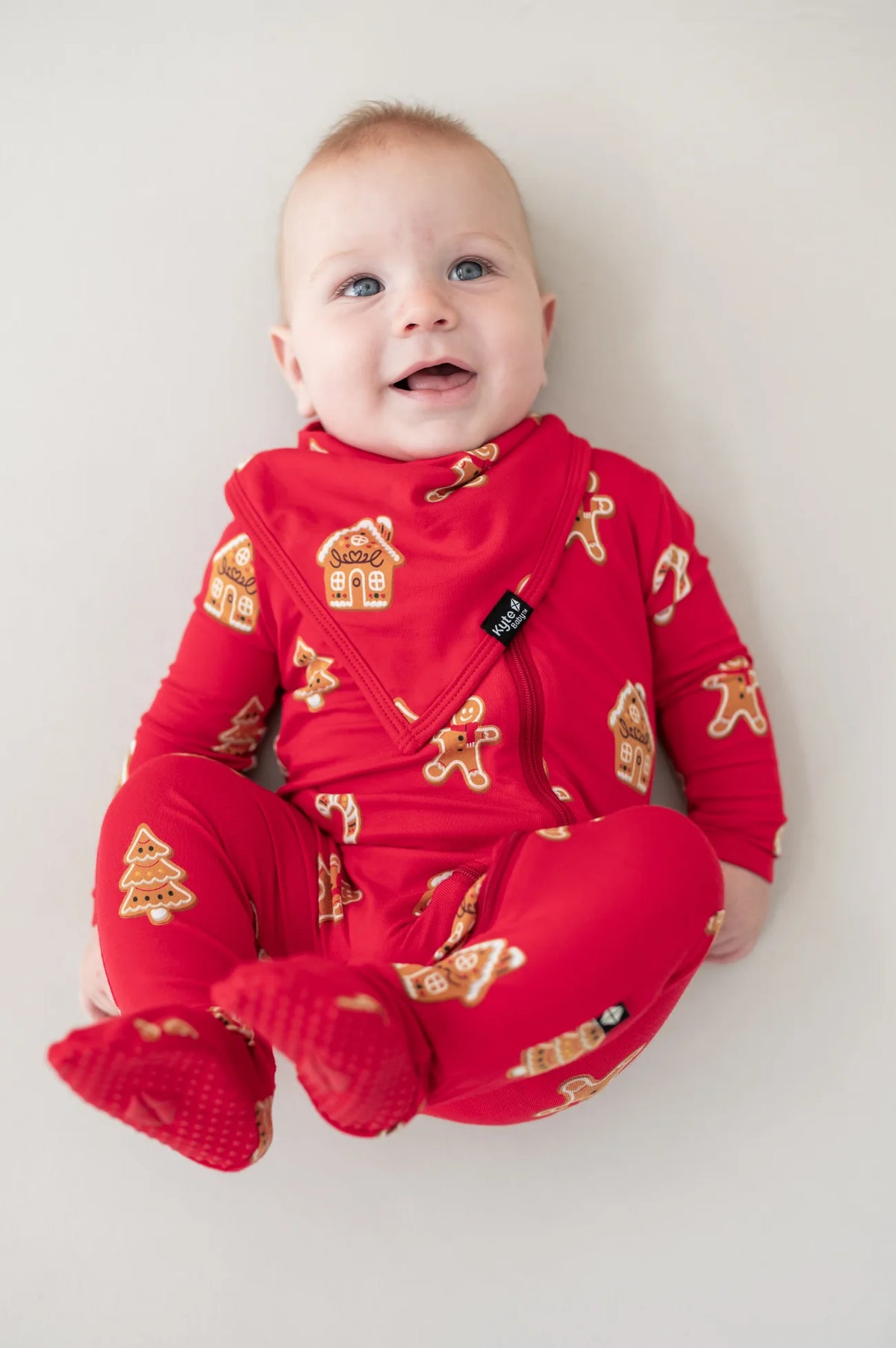 Zippered Footie | Gingerbread