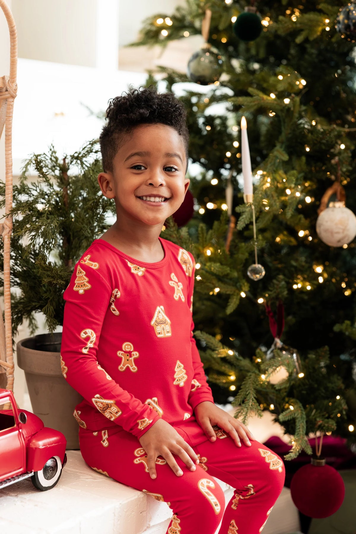 Long Sleeve Pajamas | Gingerbread