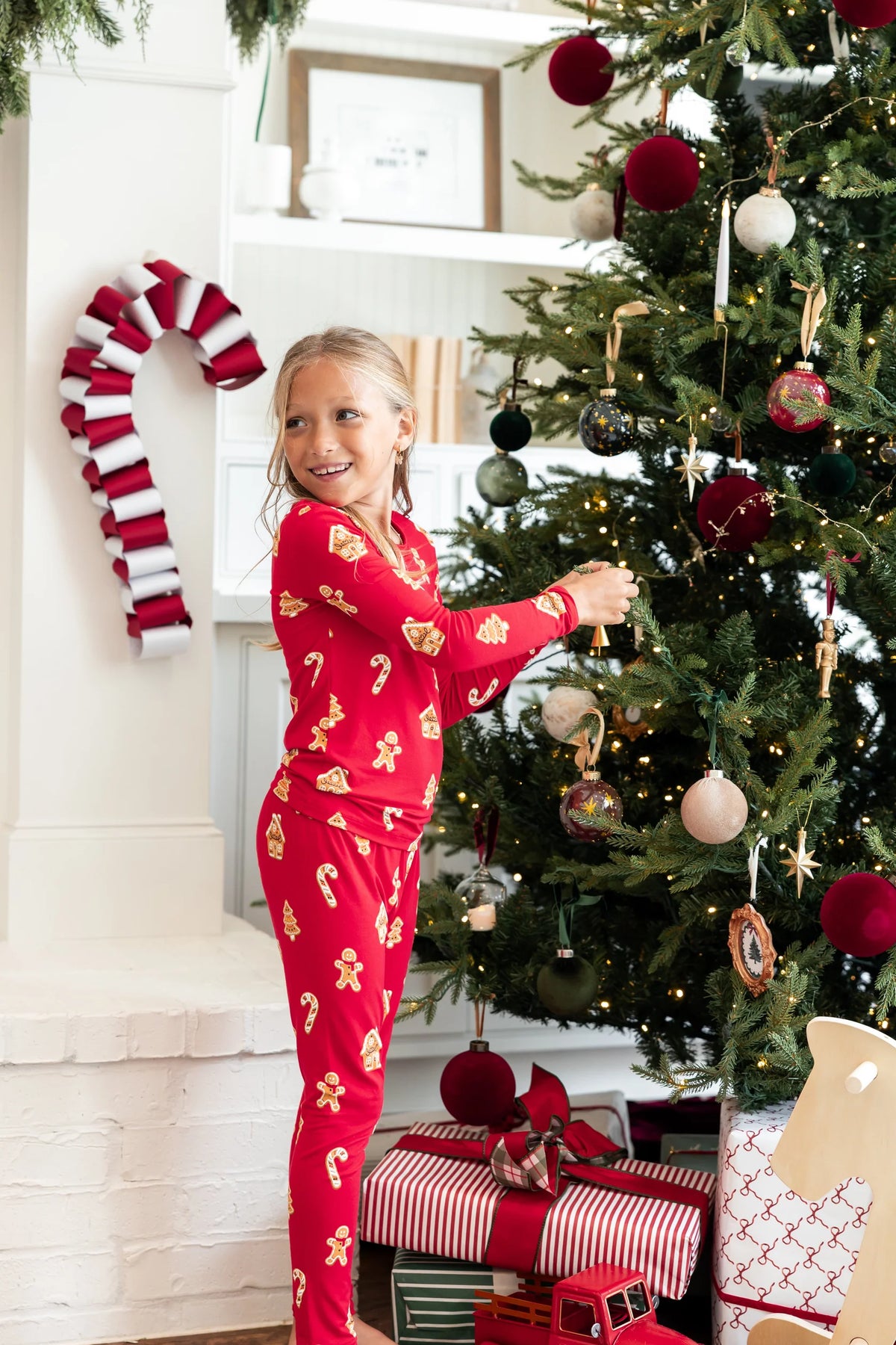 Long Sleeve Pajamas | Gingerbread