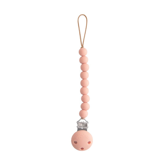 Silicone Pacifier Clip I Powder Pink