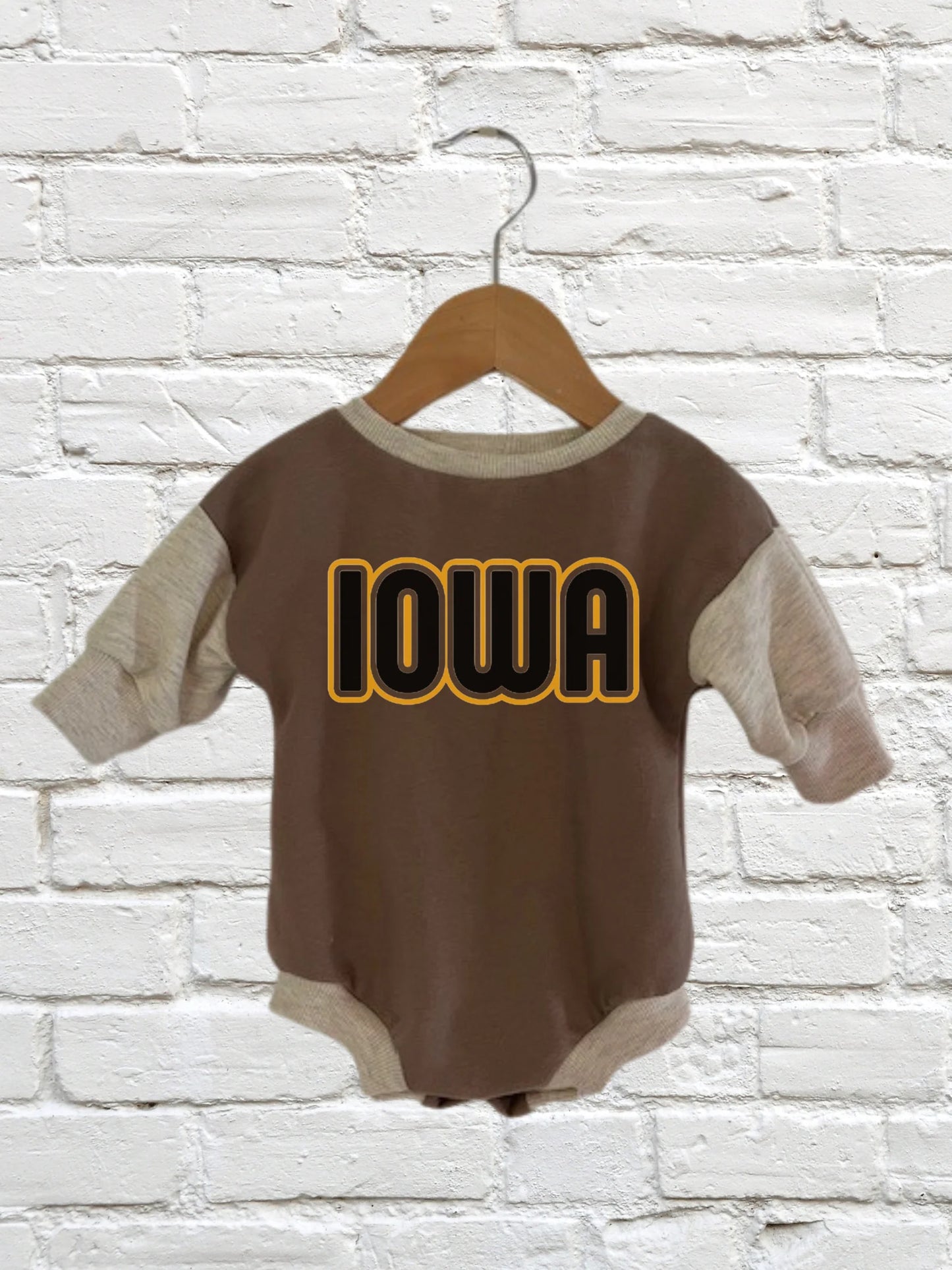 Bubble Oversized Sweater Romper I Iowa