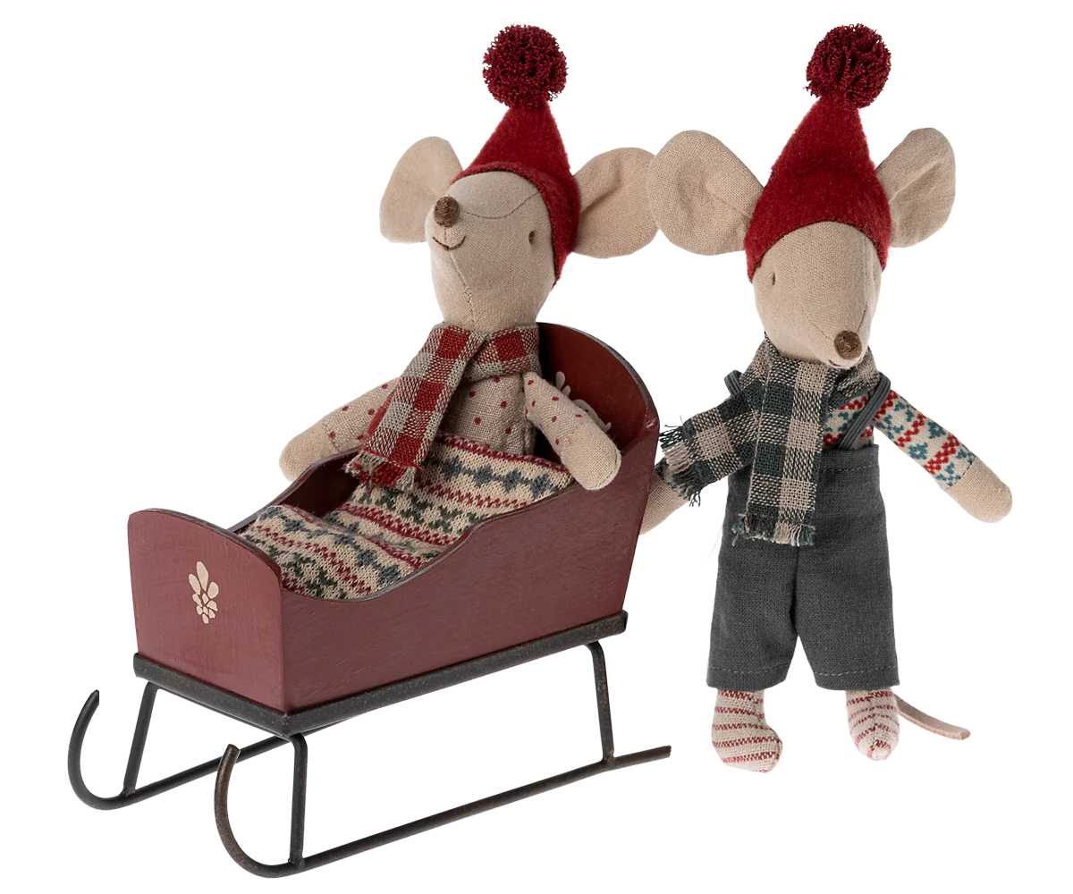 Mouse Sleigh | Red