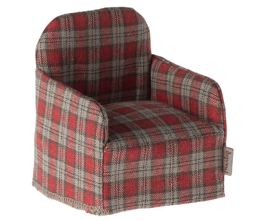 Mouse Chair | Red Checker