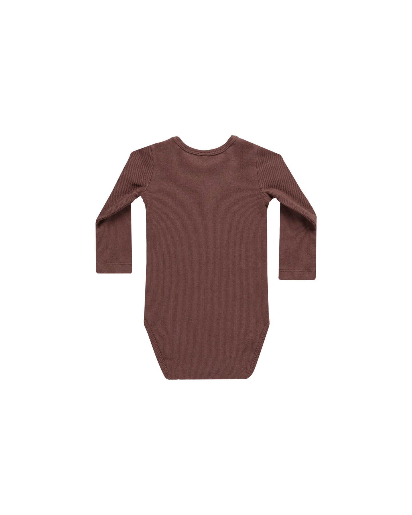 Ribbed Long Sleeve Bodysuit | Plum