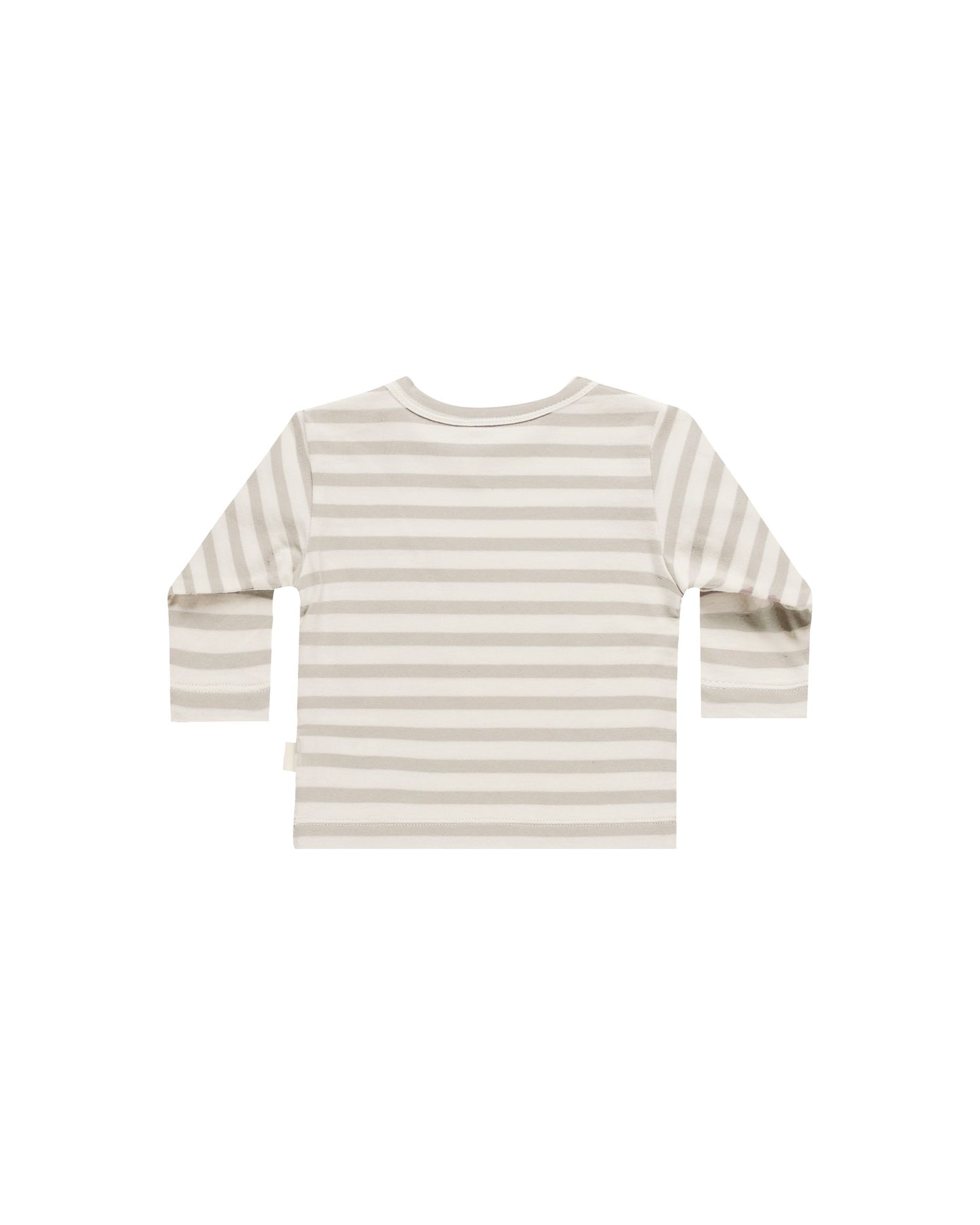 Long Sleeve Pocket Tee | Grey Stripe