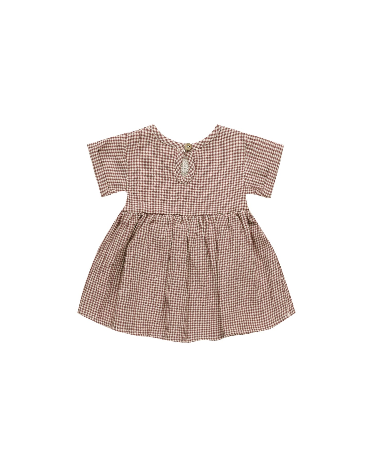 Brielle Dress | Plum Gingham