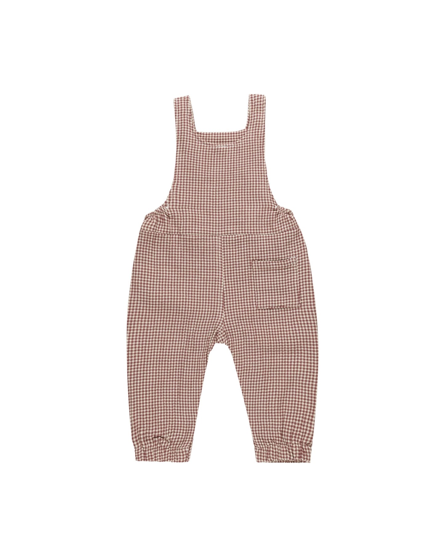 Baby Overall | Plum Gingham