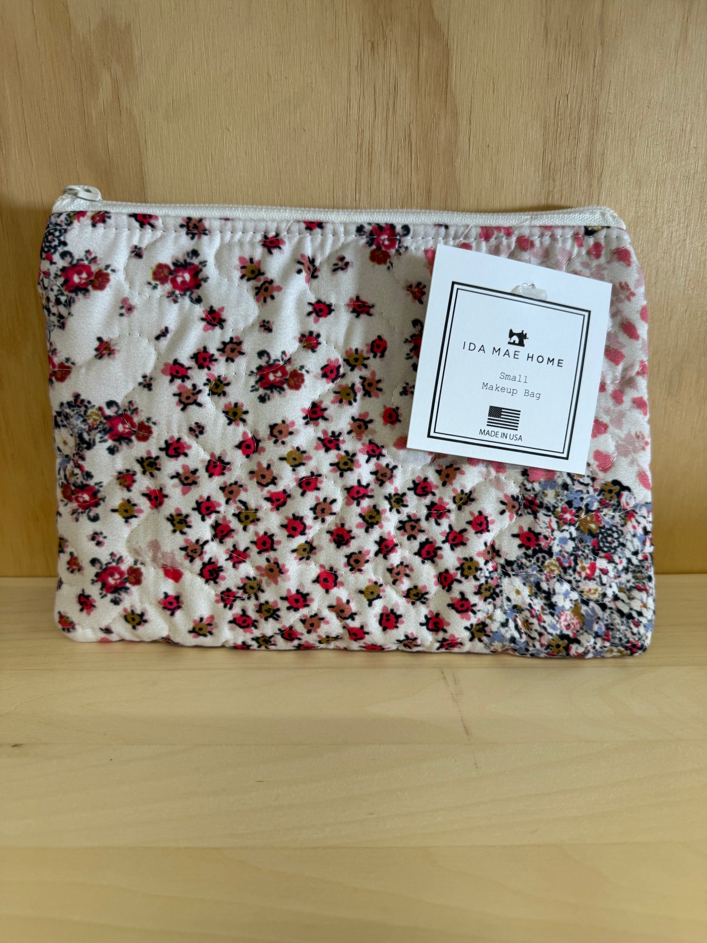 Small Quilted Makeup Bag | Winchester Rose