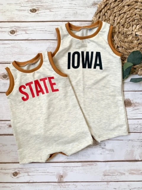 Oatmeal Tank Romper I State