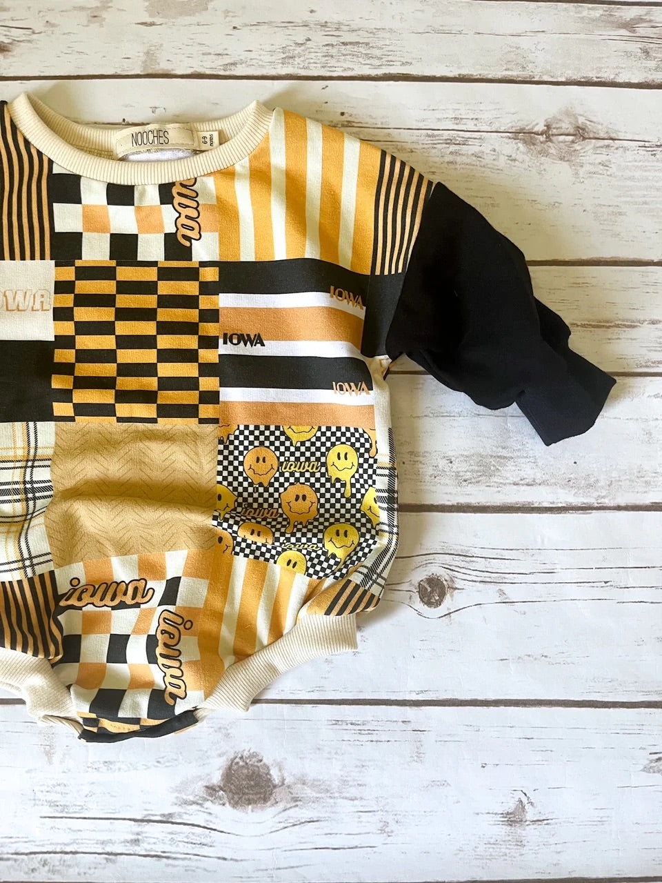 Oversized Patchwork Sweater Romper | Iowa