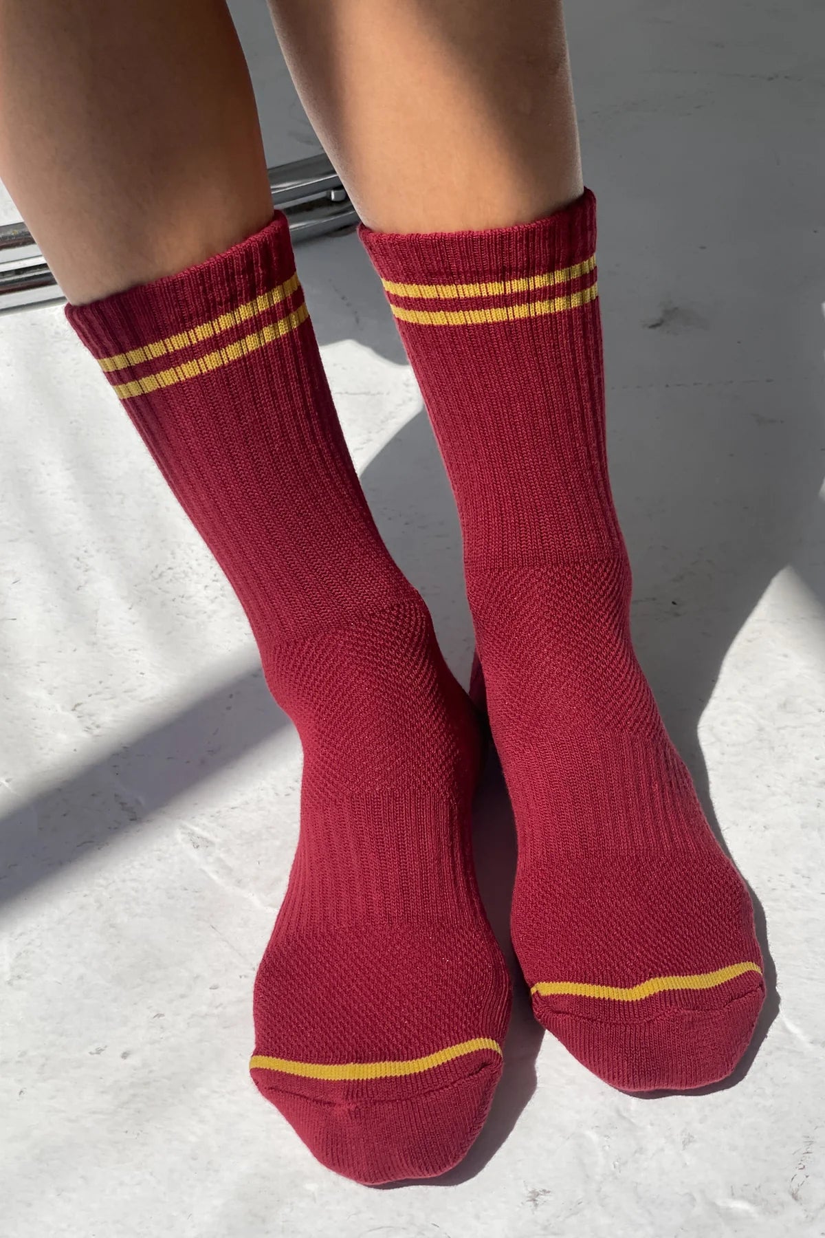 Boyfriend Socks | Cardinal Red