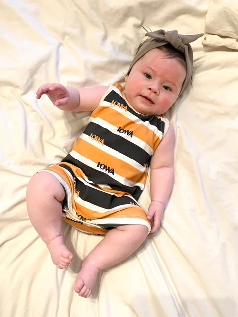 Striped Tank Romper I Iowa