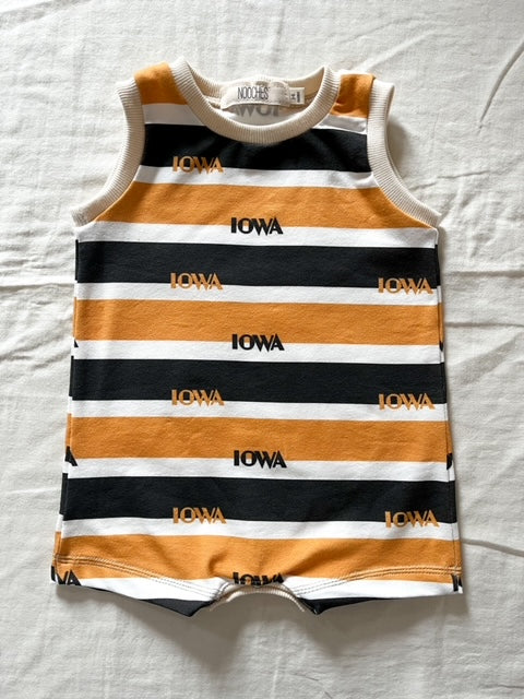 Striped Tank Romper I Iowa