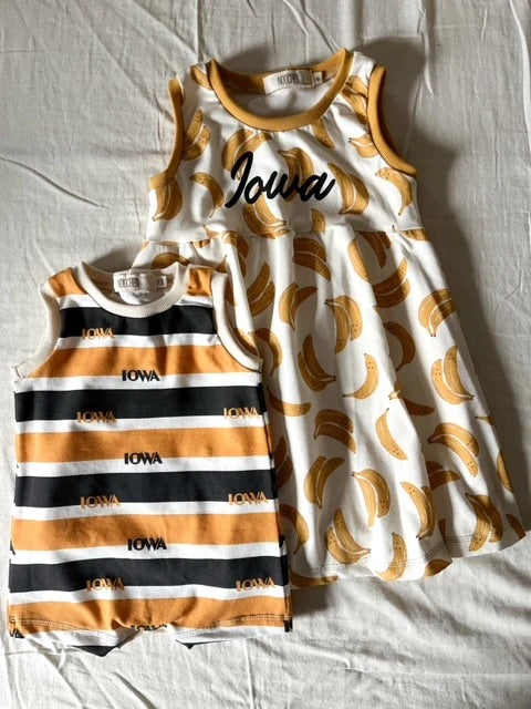 Striped Tank Romper I Iowa