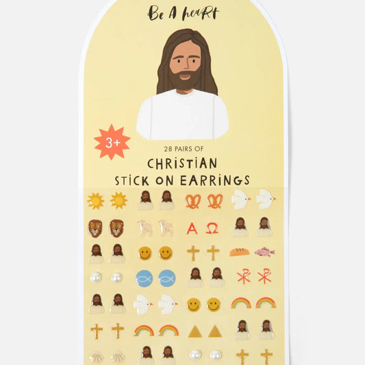 Christian Stick On Earrings