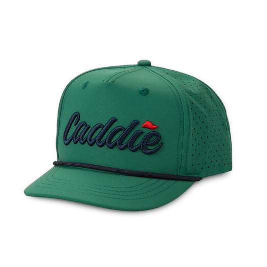 Youth Caddie Solid Performance Rope Hat | Green/Navy