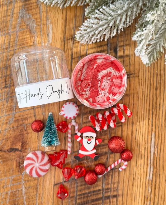 Jolly Santa Playdough Jar