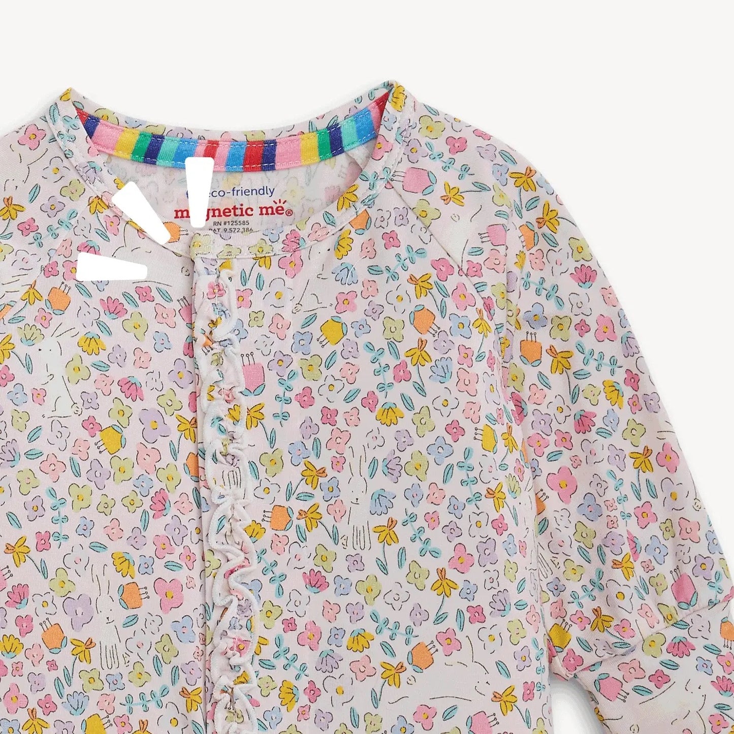 Magnetic Footie | Bunny Blossom