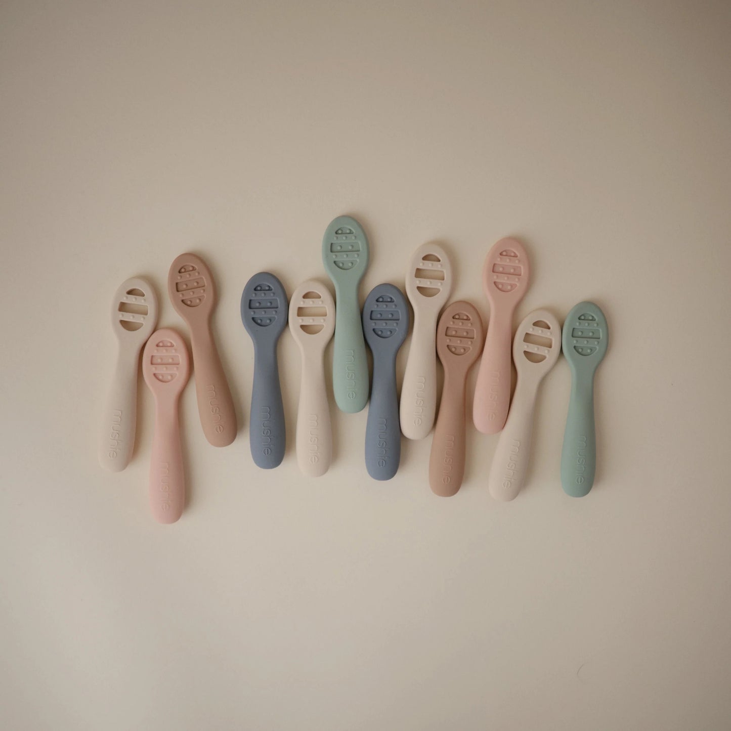 First Feeding Baby Spoons 2-Pack | Rose/Soft Lilac