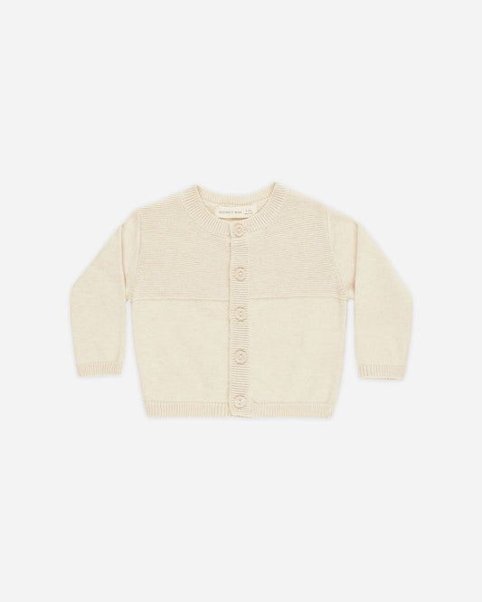 Knit Cardigan | Heathered Natural